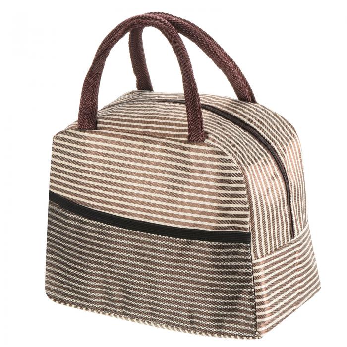 PATIKIL 女性/男性用ランチボックス ポケット付きの断熱ランチバッグ 漏れ防止 再利用可能なランチ容器 仕事やピクニック 屋外での使用9.1