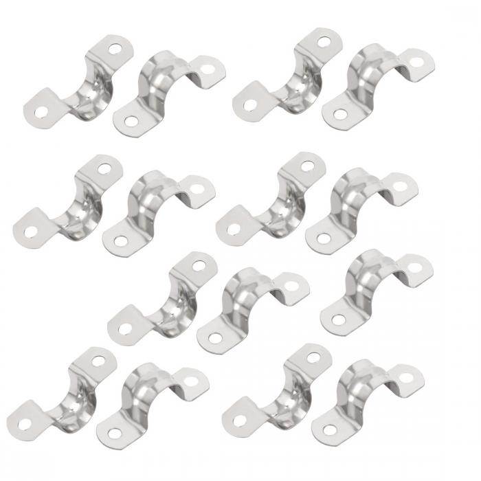 パイプストラップ 201ステンレススチール パイプクリップ ツーホール M20 コンジット 15個入り