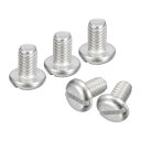 304ステンレス鋼機械ネジ M6x10 mm スロットドライブ バインドヘッドねじボルト 10個