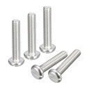 304ステンレス鋼機械ネジ M8x40 mm スロットドライブ バインドヘッドねじボルト 5個(4)