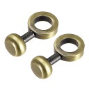 財布ストラップリング Oリング 金属 リベット スタッド 交換用 バックル バッグ クラフト DIY アクセサリー用 長さ20mm ブロンズ 2個