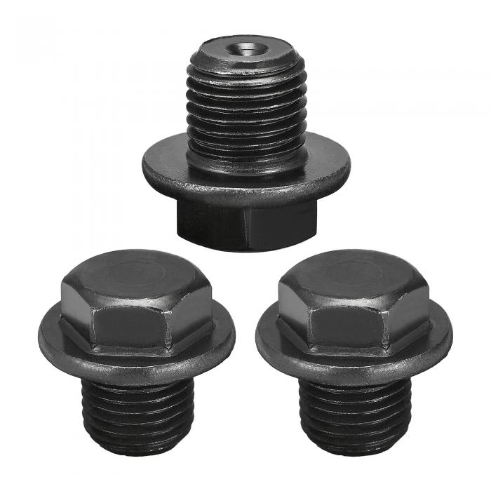 パイプフィッティングプラグ アウタースクエアヘッドソケット M12x1.25 オスネジ 炭素鋼 終端 パイプエ..