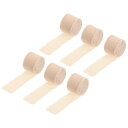 シフォンリボン シフォンシルクリボン シルクリボン ウェディングギフトラッピング用 3.8cm x 7.3 M 明るいブラウン 6ロール