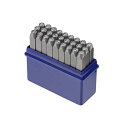 メタルスタンプセット スタンプパンチ 深さ3 mm アルファベットAーZ シンボルパンチ&