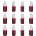 PATIKIL 0.33oz インクリフィルスタンプパッド 12個 10mlスタンプパッドインクリフィル オフィススタンプセルフインキングスタンプ 日付スタンプ...