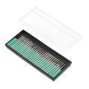 ダイヤモンドマウントポイントセット 研削ヘッド 回転工具 3mmシャンク 1セット入り