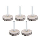 フラップホイール シャンク 砥粒研削ヘッド 40mm x 10mm 240グリット 5個入り