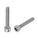 六角ソケットヘッドボルト キャップネジ #10-24x25mm 304ステンレス鋼 ポリッシュ 50個入り