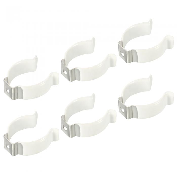 T10 Uクリップ LEDフルオレセントチューブホルダー マウントブラケット アクセサリー 6個入