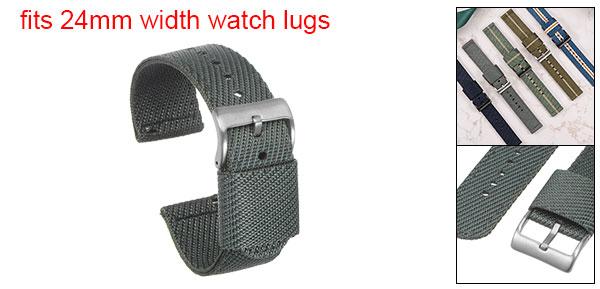 [Kaaipee]時計ベルトループラバーバンド用遊環腕時計バンドホルダーシリコン22mm6個セットホワイト