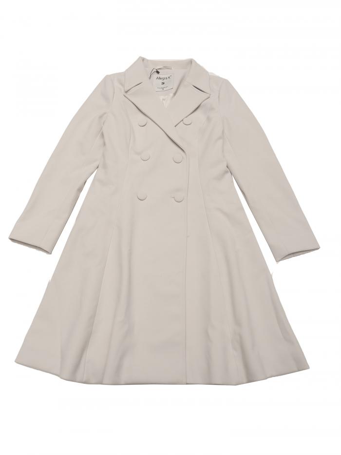 商品詳細 特徴 【属性1】生地の詳細: 90% ポリエステル、10% テンセル生地。同系色のものと一緒に冷水で洗濯機洗いしてください。【属性2】モデルショー：レギュラーフィット。 XSサイズで着用してください。【属性3】このコートはいくつかのデザイン ポイントで構成されています。ノッチドラペルの襟、ダブルブレスト、保温性のある冬用のロングコートです。【属性4】秋冬、寒い季節、日常着、オフィス、仕事、アウトドア、コーヒーショップなどに適しています。【属性5】ジーンズやかわいいブーツと合わせて、どんな寒い天候でも暖かく保ちます。【商品説明】Allegra K ロング冬コート レディース ノッチドラペルカラー Aライン ダブルブレストコートAラインダブルブレストノッチドラペルの襟90% ポリエステル、10% テンセル生地ラインとラペルカラーがスタイリッシュな着こなしを演出する冬のロングコートです。秋冬、寒い季節、日常着、オフィス、仕事、アウトドア、コーヒーショップなどに適しています。ジーンズやかわいいブーツと合わせて、どんな寒い天候でも暖かく保ちます。平置きサイズ (cm)サイズ----------胸囲----------ウェスト----------肩幅----------着丈XS---------------91.0-----------78.0-------------37.0---------90.0S-----------------96.0-----------83.0-------------38.0---------91.0M----------------101.0----------88.0-------------40.0---------92.0L-----------------109.0----------96.0-------------41.5---------94.0XL---------------117.0----------104.0------------44.0---------95.0サイズは平置きで実寸サイズを採寸しております。手で計測しているため、若干の誤差（1?2cm）が生じることがございますので、あくまでもご購入の際のサイズ目安としてご利用下さいませ。 注意書き ■商品の色及びサイズは、撮影状況やPC環境により多少異なって見える場合がございます。 ■サイズは目安です。商品により若干の誤差がございます。 ■メーカーの都合により、商品細部のデザインや素材が予告無く変更される場合がございます。