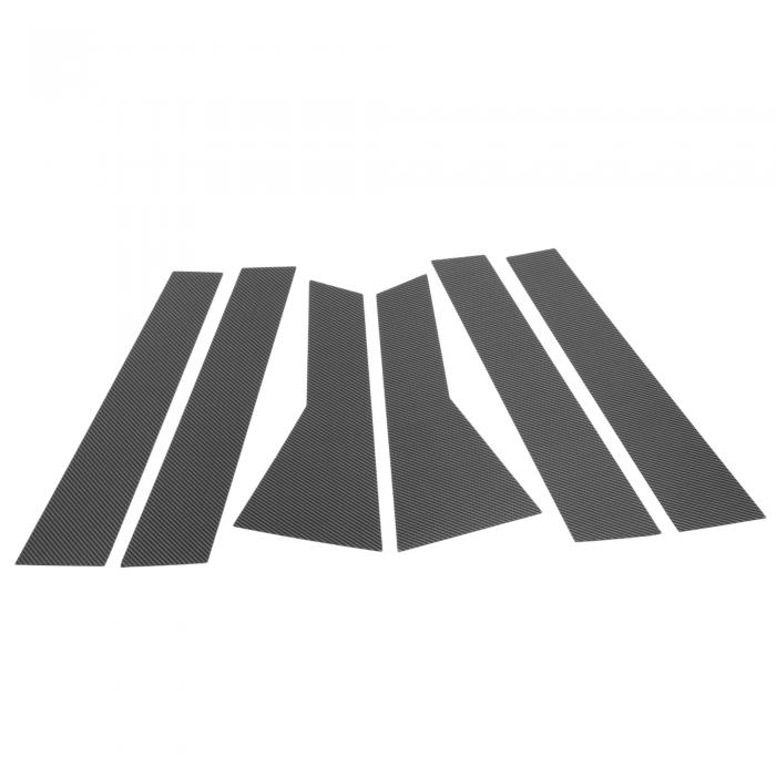 Partuto ドアピラーウィンドウトリム - 車のフロントリア左右サイドアンチスクラッチステッカー - Hond..