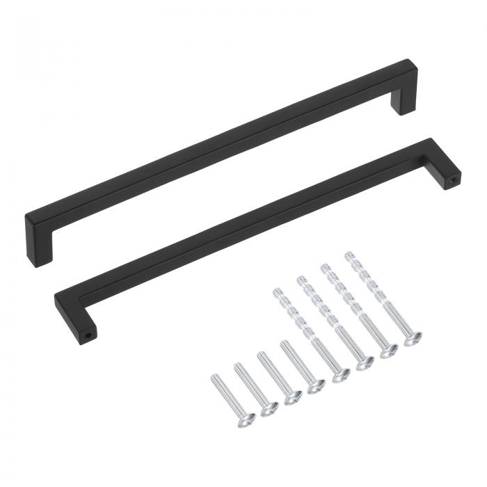 5個のスクエアバードローハンドル、7 9/16インチホールセンターモダンドロアプルキッチンキャビネット..