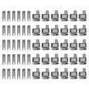 ジッパーラッチスライダー修理キット ジッパー修理キット ジッパースライダー交換ツール オープンエンドのジッパー交換用 バッグコート用 挿入ピン付き #10リテー...