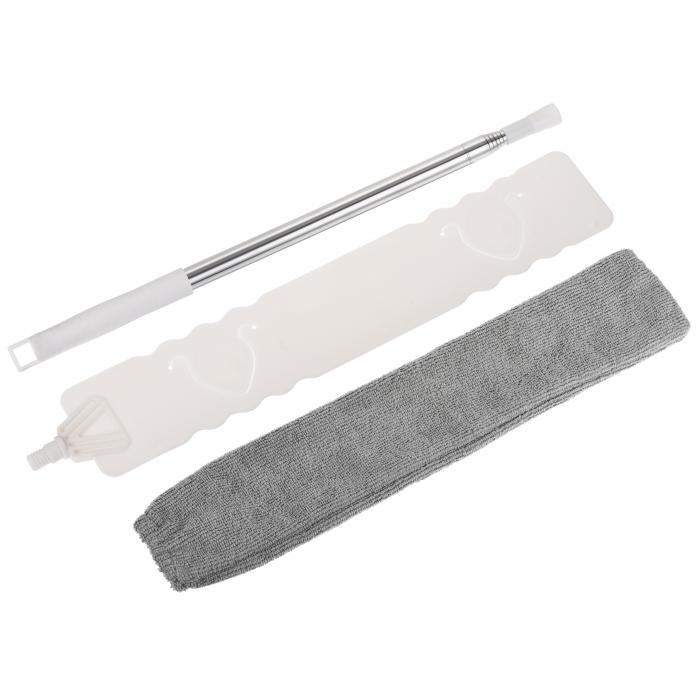 クリーニング ダスター 延長ポール付き 洗える 再利用可能 曲げられる 隙間ブラシ 高い天井の家具 ホワ..