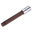 12.7mm スクエアドライバーx T70 トルクスビットソケット クロムバナジウム鋼製 非磁性超長尺メトリックスクエアドライブ 六角ビットソケットスター S2...