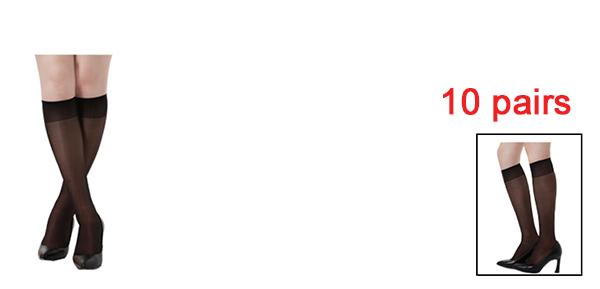 レディース ストッキング オーバーニーソックス ハイソックス タイツ 美脚 着圧 ブラック Free