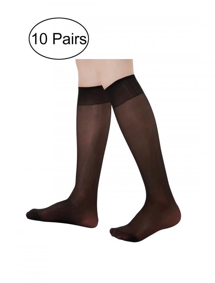 レディース ストッキング オーバーニーソックス ハイソックス タイツ 美脚 着圧 ブラック Free