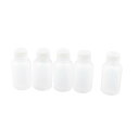 ミニプラスチックボトル プラスチック製 旅行用 ボトル 20ml ホワイト 5個セット
