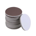 サンディングスポンジフックとループサンディングディスク 75 mm ウェット/ドライ 3000グリット カーウッド乾式壁メタルブラウンコランダム用 12個