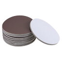 サンディングスポンジフックとループサンディングディスク 125 mm ウェット/ドライ 3000グリット カーウッド乾式壁メタルブラウンコランダム用 9個