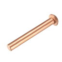 コッパーソリッドリベット ファスナー 丸いヘッド シャンク直径5 mm シャンク長さ30 mm 50個入