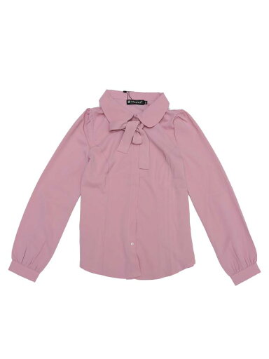 Allegra K リボン ブラウス 丸襟 ボウタイ 蝶ネクタイ 白 シャツ 長袖 事務服 オフィス レディース ライトピンク XS Allegra K リボン ブラウス 丸襟 ボウタイ 蝶ネクタイ 白 シャツ 長袖 事務服 オフィス レディース ライトピンク XS