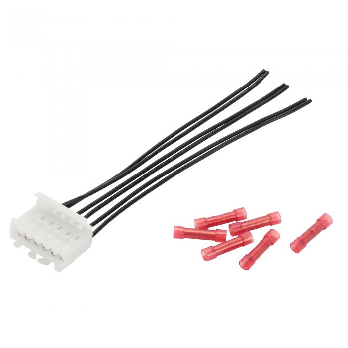 TUCKBOLD フィアットに対応・イデア2004-2010用のリアライト配線ハーネスプラグ 耐久性のあるリアテールライトケーブルソケットコネクター ブラック ホワイト1セット