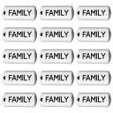 PATIKIL ワードペンダント 20個 ミニワードペンダント"FAMILY"ペンダントバルク彫刻 ヴィンテージメタル楽器 ノートデザイナー DIY ジュエリー作成用 ブレスレット ネックレス 工芸品 キーホルダー FAMILY