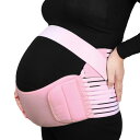 妊婦帯 マタニティ腹部サポート アンパタータムベルト ウエスト ベリー バックブレース ピンク Sサイズ