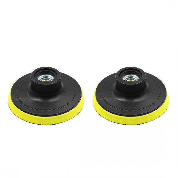 バッキングプレート 7.62cm カー オートモーティブ M14x2.0パッド フックループ ポリッシャー バフ研磨..