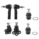 X AUTOHAUX Dodgeに対応ダコタ2000-2004 4WD用の6個フロントサスペンションキットアウタータイロッドエンドアッパーロワーボールジョイント...