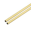 真鍮丸管 300 mm長さ 0.2 mm壁厚さ シームレスストレートパイプチューブ 3mm外径 x 0.2mm壁厚,2個