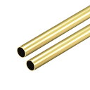 真鍮丸管?0.5 mm壁厚さ?シームレスストレートパイプチューブ 7mm外径 x 0.5mm壁厚,2個
