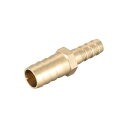 真鍮減速バーブ?ホース継手ストレートコネクタカプラーチューブアダプター 12mm x 8mmバーブ(1個)