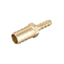 真鍮減速バーブ?ホース継手ストレートコネクタカプラーチューブアダプター 12mm x 6mmバーブ(1個)