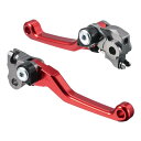 オートバイブレーキクラッチレバー 調節可能な折りたたみ式ハンドルレバー CNC アルミハンドルバー Ho ndaに対応 CR80R CR85Rに対応 1998-...