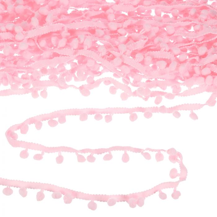 M METERXITY ポンポンボールフリンジトリム 10ヤード8mmボールフリンジトリムリボン ホームデコレーシ..