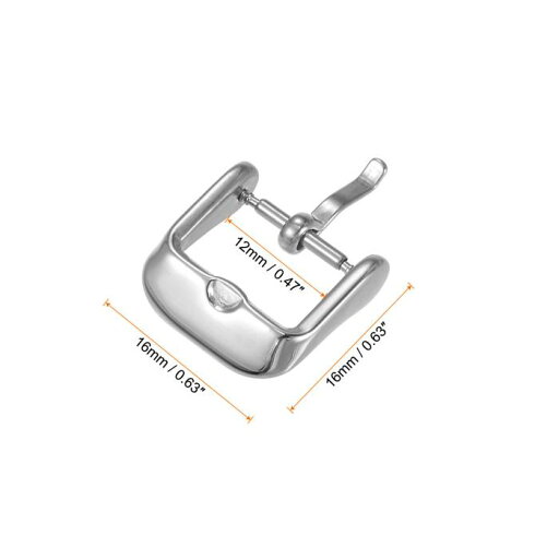 SUS316 ポリッシュド PVD ウォッチバックル ステンレス鋼 時計バンド用 12mm