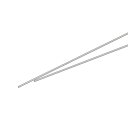 304ステンレス鋼キャピラリーチューブ 外径0.8 mm x 0.2 mm壁厚さ 300 mm長さ メタルチューブ 産業機械用 2個
