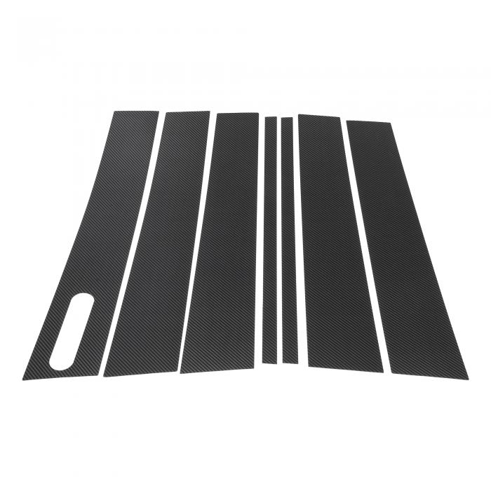 Motoforti ドアピラーウィンドウトリムアンチスクラッチステッカーピラーポストカバー フォードに対応..