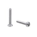 小ねじ ファスナー ボルト ファスナーボルト M2x12mm パン十字穴クロスヘッド 60枚入り(4)