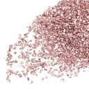砕いたガラス片 不規則 メタリックグリッターガラス クラフト DIY ジュエリー 花瓶 フィラー エポキシ樹脂 装飾用 20g 1-3 mm ピンク