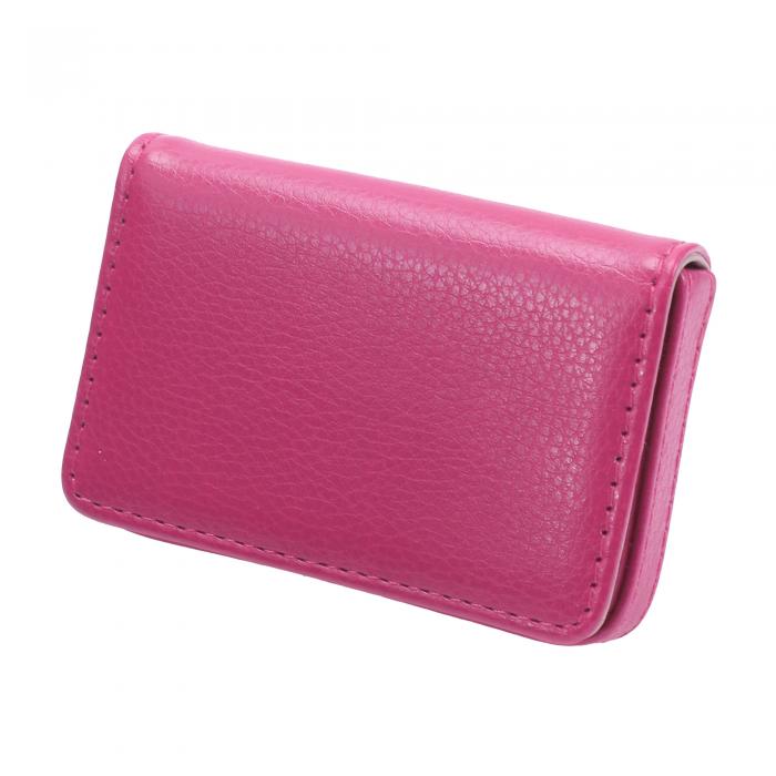 CAPASTEC 名刺入れ メンズ 名刺ケース 大容量 カードケース 取り出し簡単 磁石 シンプル 就職祝い ギフト 男女兼用 1個 ローズ