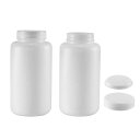 ペットボトル プラスチックラボ化学試瓶 190mmx93mm シール液体ボトル 半透明 2個入り
