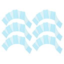 PATIKIL シリコン製 水泳手袋 3ペア ウェブ付きスイムグローブ フィンガーフロッグタイプ 防水ギア 水中トレーニング用 ブルー Mサイズ(4)
