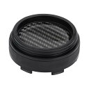 RATCHROLL 1個のユニバーサルホイールセンターキャップハブキャップリムセンターキャップOD:60mm / 2.36" ブラックプラスチックフォード用シボレー用ブラックカーボンファイバーパターンステッカー