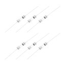 3A 250V ガラスヒューズ 5x20mm タイムディレイヒューズ リードワイヤー付き UL Listed スローブローヒューズ 家電用(6個入り)