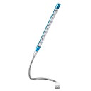 PATIKIL U S B LEDライト 10ランプビーズ LEDライト フレキシブル ロング ネックランプ ノートパソコン キーボード ブルー