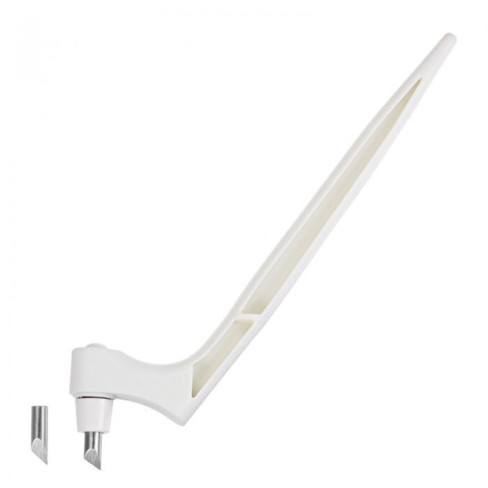 クラフト切削工具 360 度回転ブレード ステンレス鋼 カッター 30 45 度ブレード付き DIY クラフト ステ..